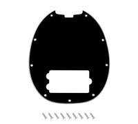 Banworks Golpeador de bajo de 9 agujeros con muesca de varilla de armadura de 3 capas y 3 cuerdas para Bass Music Man StingRay Bass JT/HB-40, color negro