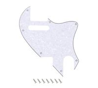 Banworks Golpeador híbrido Tele de 4 capas con 7 agujeros Telecaster para guitarras híbridas Fender Telecaster fabricadas en Estados Unidos y México JT/HB-25, color blanco perla
