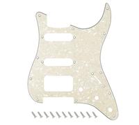 Banworks Golpeador HSS Strat de 11 agujeros de 3 tornillos de esquina redonda Humbucking montaje ST SSH placa de arañazos para Fender Lonestar/Deluxe/Professional I Series Stratocaster JT/HB-23 4Ply