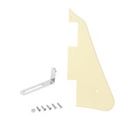 Banworks Golpeador Les Paul de 1 capa con soporte de acero inoxidable LP para guitarra eléctrica de 2 agujeros para Gibson Les Paul LP JT/HBTZ-01, color crema