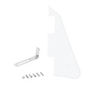 Banworks Golpeador Les Paul de 1 capa con soporte de acero inoxidable LP para guitarra eléctrica de 2 agujeros para Gibson Les Paul LP JT/HBTZ-01, color blanco