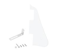 Banworks Golpeador Les Paul de 1 capa con soporte de acero inoxidable LP para guitarra eléctrica de 2 agujeros para Epiphone EPI Les Paul LP JT/HBTZ-02, color blanco