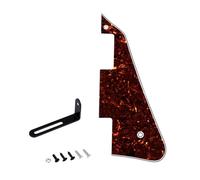 Banworks Golpeador Les Paul de 4 capas con soporte de acero inoxidable LP para guitarra eléctrica de 2 agujeros para Gibson Les Paul LP JT/HBTZ-01, color marrón oscuro
