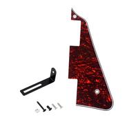 Banworks Golpeador Les Paul de 4 capas con soporte de acero inoxidable LP para guitarra eléctrica de 2 agujeros para Epiphone EPI Les Paul LP JT/HBTZ-02 Carey rojo