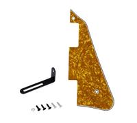 Banworks Golpeador Les Paul de 4 capas con soporte de acero inoxidable LP para guitarra eléctrica de 2 agujeros para Gibson Les Paul LP JT/HBTZ-01 Yellow Pearl