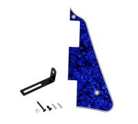 Banworks Golpeador Les Paul de 4 capas con soporte de acero inoxidable LP para guitarra eléctrica de 2 agujeros para Epiphone EPI Les Paul LP JT/HBTZ-02, azul perla