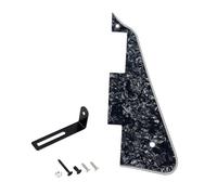 Banworks Golpeador Les Paul de 4 capas con soporte de acero inoxidable LP para guitarra eléctrica de 2 agujeros para Epiphone EPI Les Paul LP JT/HBTZ-02, color negro perla