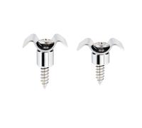 Banworks Guías de cuerdas para guitarra Vintage String Tree, retenedores para guitarra eléctrica Tele Telecaster Strat Stratocaster ST, paquete de 2 JT/YXK-02 cromado