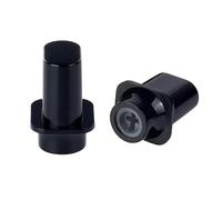 Banworks Guitars JT/DWQM-08 - Punta de interruptor de palanca de 3,5 mm/4,9 mm, punta de interruptor de barril para Fender Squier Telecaster Tele, 2 unidades, color negro