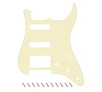 Banworks HSS Strat - Golpeador de guitarra eléctrica de 1 capa y 11 agujeros, placa para arañazos para estilo moderno estadounidense y mexicano, estándar Fender Stratocaster Strat ST JT/HB-02, color