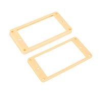 Banworks Humbucker - Anillos de plástico inclinados con parte superior plana para pastilla Humbucker de 3 x 4,3 mm + marco de pastilla de guitarra de 7 x 8,5 mm para guitarras eléctricas Epiphone Les