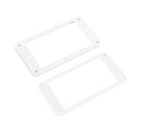Banworks Humbucker - Anillos de plástico inclinados con parte superior plana para pastilla Humbucker de 3 x 4,3 mm + marco de pastilla de guitarra de 7 x 8,5 mm para guitarras eléctricas Epiphone Les