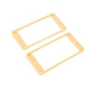 Banworks Humbucker - Anillos de plástico inclinados en la parte inferior curvada para pastilla Humbucker de 3,5 x 6 mm, marco para guitarra eléctrica Les Paul LP, paquete de 2 JT/SYQG-19 crema
