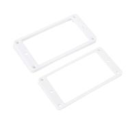 Banworks Humbucker - Anillos de plástico inclinados en la parte inferior curvada para pastilla Humbucker de 3,5 x 6 mm + marco de pastilla de guitarra de 7,5 x 10 mm, para guitarras eléctricas