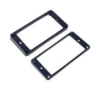 Banworks Humbucker - Anillos de plástico inclinados en la parte inferior curvada para pastilla Humbucker de 3,5 x 6 mm + marco de pastilla de guitarra de 7,5 x 10 mm, para guitarras eléctricas