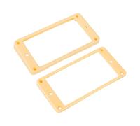 Banworks Humbucker - Anillos de plástico inclinados en la parte inferior curvada para pastillas Humbucker de 3,5 x 6 mm + marco de pastilla de guitarra de 7,5 x 10 mm para guitarras eléctricas