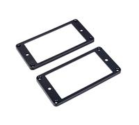 Banworks Humbucker - Anillos de plástico para pastilla Humbucker de 4 x 4 mm, marco para guitarra eléctrica Les Paul LP, paquete de 2 JT/SYQG-18, color negro