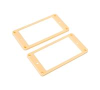 Banworks Humbucker - Anillos de plástico para pastilla Humbucker de 4 x 4 mm, marco para guitarra eléctrica Les Paul LP, paquete de 2 JT/SYQG-18, color crema
