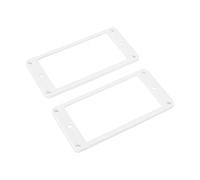 Banworks Humbucker - Anillos de plástico para pastilla Humbucker de 4 x 4 mm, marco para guitarra eléctrica Les Paul LP, paquete de 2 JT/SYQG-18, color blanco