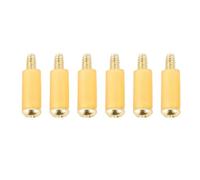 Banworks Imperial #6-32 UNC × 3/10.2 cm Tornillos de montaje de bobina única para guitarra con tubo de goma, juego de tornillos de ajuste de altura para USA/MEX Fender Stratocaster Strat ST JT/SYQLS
