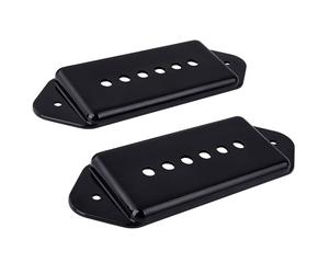 Banworks Imperial - Fundas para pastillas P90 LP P90 de 49,2 mm, cubiertas para pastilla de oreja de perro, para guitarra eléctrica Gibson Les Paul LP, paquete de 2 JT/SYQG-25, color negro
