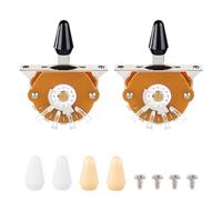Banworks JT/DWQ-06 - Interruptor de cuchilla de 5 vías para guitarra eléctrica Fender/Squier Stratocaster Strat ST Telecaster Tele Style de 5 posiciones con 6 puntas