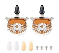 Banworks JT/DWQ-07 - Interruptor de cuchilla de 5 posiciones para guitarra eléctrica Fender/Squier Stratocaster Strat ST Telecaster Tele, estilo vintage, 5 posiciones, con 6 puntas