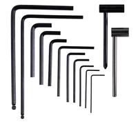 Banworks Juego de 13 llaves hexagonales para guitarra, herramienta de reparación para ajuste de tuerca, puente y cuerda JT/BSTZ-02