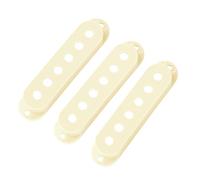 Banworks Juego de 3 cubiertas de plástico SSS para pastilla de 52 mm/52 mm/52 mm para guitarras eléctricas estilo Stratocaster Fender Strat ST SQ, paquete de 3 JT/SYQG-13, color blanco vintage