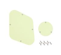 Banworks Juego de cubierta de cavidad de placa posterior de 3 capas y cubierta de placa posterior de interruptor de control para Gibson Standard y Custom Les Paul LP JT/HGB-03 Vintage Green
