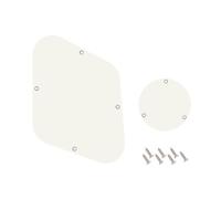 Banworks Juego de cubierta de cavidad de placa posterior de 3 capas y cubierta de placa posterior de interruptor de control para Gibson Standard y Custom Les Paul LP JT/HGB-03 Vintage White