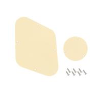 Banworks Juego de cubierta de cavidad de placa posterior de LP de 1 capa y cubierta de placa posterior de interruptor de control para Gibson Standard y Custom Les Paul LP JT/HGB-03 Cream