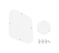 Banworks Juego de cubierta de cavidad para placa posterior de LP de 3 capas y cubierta de placa posterior para interruptor de control para Gibson Standard y Custom Les Paul LP JT/HGB-03, color blanco
