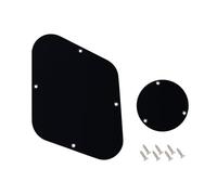Banworks Juego de cubierta de cavidad para placa posterior de LP y cubierta de placa posterior para interruptor de control de 1 capa para Gibson Standard y Custom Les Paul JT/HGB-03 negro brillante