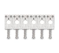 Banworks Juego de silletas de puente de trémolo estilo PRS de 10,5 mm de silletas modernas de latón para guitarras eléctricas Strat ST espaciado entre cuerdas de 52,5 mm paquete de 6 JT/QM-05