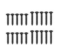 Banworks Juego de tornillos de montaje para marco de pastilla Humbucker de rosca métrica de 2,5 x 15 mm y 2,5 x 18 mm para guitarra eléctrica, kit de tornillos avellanados para EPI Les Paul LP SG