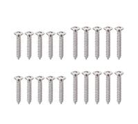 Banworks Juego de tornillos de montaje para marco de pastilla Humbucker de rosca métrica de 2,5 x 15 mm y 2,5 x 18 mm para guitarra eléctrica, kit de tornillos avellanados para EPI Les Paul LP SG