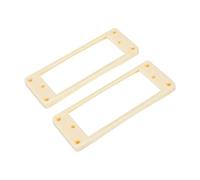 Banworks Mini anillos Humbucker de plástico con parte superior plana y parte inferior curvada, marco de pastilla de guitarra de 6 x 6 mm, para guitarras eléctricas Les Paul LP, paquete de 2 JT/SYQG-16