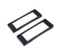 Banworks Mini anillos Humbucker de plástico con parte superior plana y parte inferior curvada, marco de pastilla de guitarra de 6 x 6 mm, para guitarras eléctricas Les Paul LP, paquete de 2 JT/SYQG-16