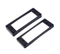 Banworks Mini anillos Humbucker de plástico con parte superior plana y parte inferior curvada para pastilla Humbucker de 6 x 6 mm + 10 x 10 mm, marco de pastilla de guitarra para guitarras eléctricas