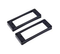 Banworks Mini anillos Humbucker de plástico con parte superior plana y parte inferior curvada para pastilla Humbucker de 10 x 10 mm, marco para guitarra eléctrica Les Paul LP, paquete de 2 JT/SYQG-17