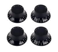 Banworks Perillas de control de guitarra de los años 50 perillas Imperial Konbs de 24 estrías 2 tonos 2 volúmenes perillas de 6 mm perillas Bell perillas para Gibson Les Paul LP SG JT/XN-07