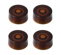 Banworks Perillas de control de guitarra eléctrica estilo años 60, 24 ranuras, 2 tonos, 2 perillas de volumen de 6 mm, perillas de velocidad para guitarras eléctricas Gibson Les Paul SG, paquete de 4