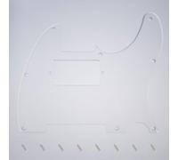 Banworks Pickguard guitarra eléctrica 1 capa 8 agujeros HS/HH American TL | Placa de rasguño para guitarra eléctrica para Fender Modern Style Standard Tele Telecaster JT/HB-04 transparente