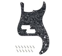 Banworks Pickguard Precision Bass 4 capas 13 agujeros P Bass PB | Pickguard de bajo P para Fender Precision Bass estilo moderno de EE. UU./México JT/HB-10 Perla negra