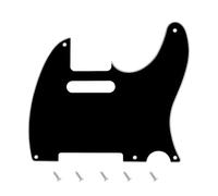 Banworks Pickguard Vintage TL 5 agujeros 3 capas guitarra eléctrica | Placa de rasguño para Fender Tele Telecaster estilo vintage de EE. UU./México JT/HB-18 Negro