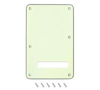 Banworks Placa posterior de 3 capas para guitarra eléctrica Banworks, cubierta de trémolo de 6 orificios para Stratocaster estándar estadounidense/mexicana ST JT/HGB-01, color marfil