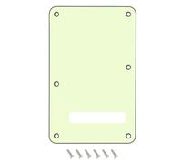 Banworks Placa trasera para guitarra eléctrica, 3 capas, 6 agujeros, cubierta de cavidad para trémolo de Estados Unidos/Mexicanos Fender Standard Stratocaster Strat ST JT/HGB-01 Menta