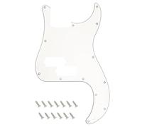 Banworks Precision Bass - Golpeador de 3 capas con 13 agujeros P Bass PB para defensa de estilo moderno de Estados Unidos/mexicanos, Precision Bass JT/HB-10, color blanco vintage