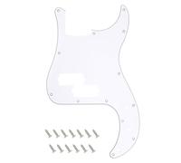 Banworks Precision Bass - Golpeador de 3 capas con 13 agujeros P Bass PB para defensa de estilo moderno de Estados Unidos/México, JT/HB-10, color blanco